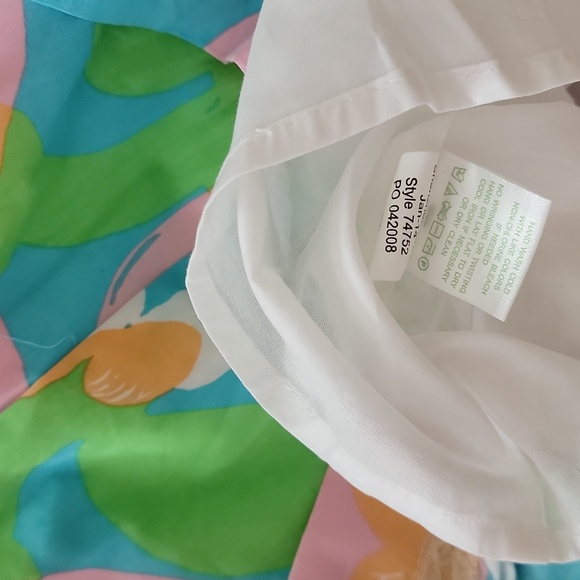 Lilly Pulitzer Size 6 Richelle Shorely Blue Mojo Strapless Tie Back Dress - Picture 7 of 8